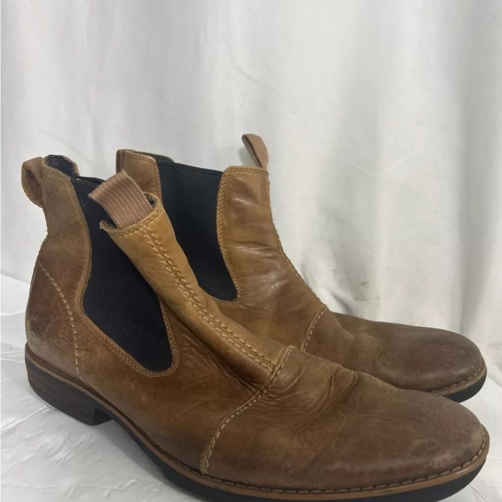 TIMBERLAND EARTHKEEPER MENS CHELSEA BOOTS LIGHT BROWN LEATHER SIZE 10m